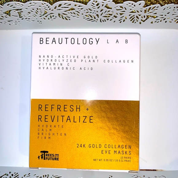 BEAUTOLOGY LAB - REFRESH + REVITALIZE 24K GOLD COLLAGEN EYE MASKS - 12 pairs - Picture 1 of 7